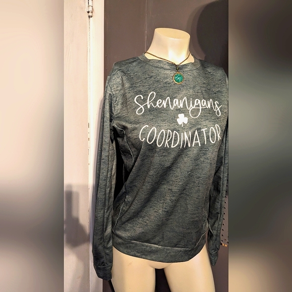 Fun! Saint Patrick's Day sweatshirt shenanigans coordinator size small festive - Picture 4 of 4